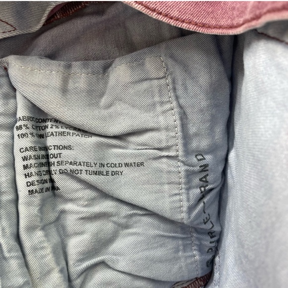 PURPLE BRAND Slim-fit Spray Effect Denim Jeans Coral NWT Sz 34 - Picture 11 of 13